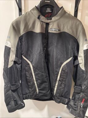 Alpinestars Black and Olive Performance Motorcycle Jacket 3XL